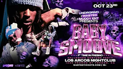 Fresno: BABY SMOOVE  — Live in Concert @ Los Arcos [18+]