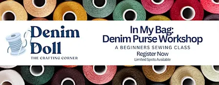 In My Bag: Denim Purse Workshop