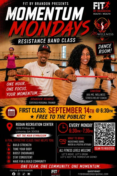 Momentum Monday Resistance Bands Class