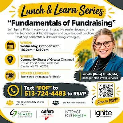 Lunch & Learn Series Fundamentals of Fundraising