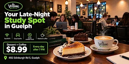 Your Late-Night Study Spot in Guelph