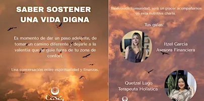 Saber sostener una vida digna