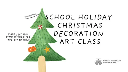 School Holiday Christmas Decoration Art Class