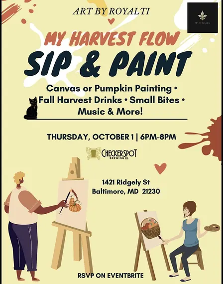 My Harvest Flow Sip and Paint