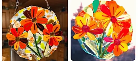 Autumn Flowers Fused Glass Workshop - Waterford 2:00