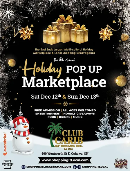 The 8th Annual Durham Region Holiday Pop-Up Marketplace