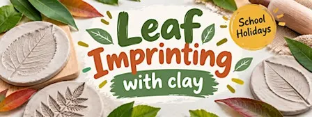 Leaf imprinting with clay