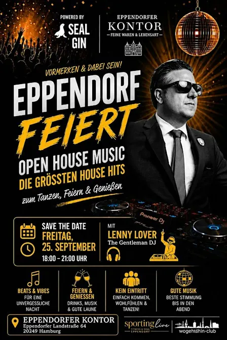 EPPENDORF FEIERT – OPEN HOUSE MUSIC