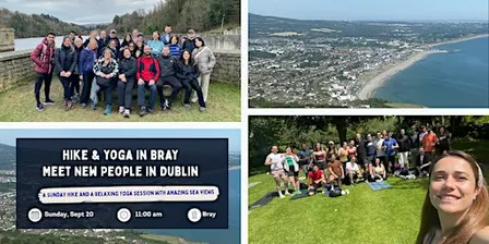 Hike & Yoga in Bray | Meet New People