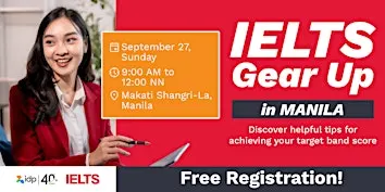 IDP's Gear Up for IELTS Seminar - Manila