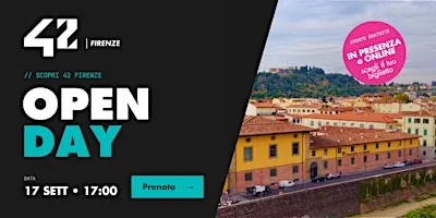 Open Day! @42 Firenze - In presenza e Online