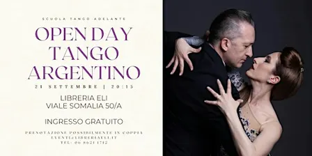 OPEN DAY ingresso gratuito del Corso di Tango Argentino alla Libreria Eli