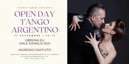 OPEN DAY ingresso gratuito del Corso di Tango Argentino alla Libreria Eli