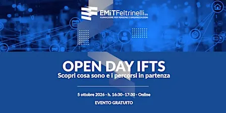 Open Day Virtuale IFTS 2026 – Percorsi Formativi in Partenza