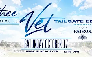 WELCOME TO THEE VET TAILGATE: POWERED BY PATRÓN
