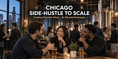 Chicago Side-Hustle to Scale: Evening Founder Mixer