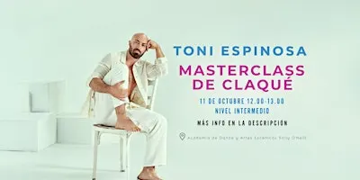 Masterclass de Claqué con Toni Espinosa
