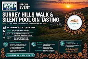 EAGE London: Surrey Hills Walk & Silent Pool Gin Tasting