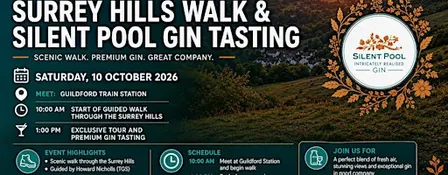 EAGE London: Surrey Hills Walk & Silent Pool Gin Tasting