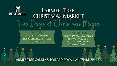 Larmer Tree Christmas Market 2026