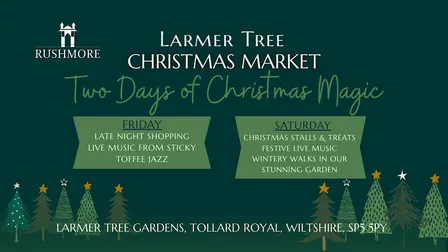 Larmer Tree Christmas Market 2026