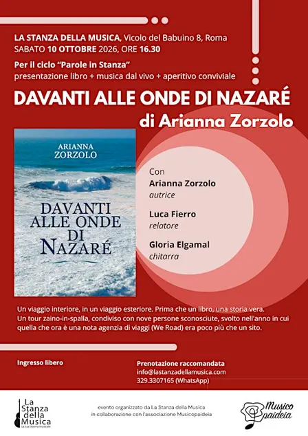 Presentazione libro "Davanti alle onde di Nazarè" di Arianna Zorzolo