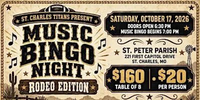 Titans Music Bingo - Rodeo Edition