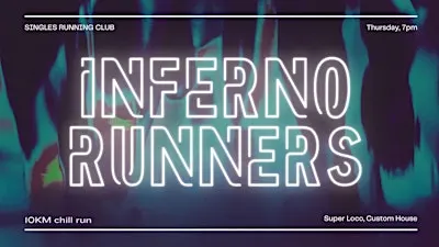 INFERNO RUNNERS x Singles Running Club: 10km chill run (Marina Bay)