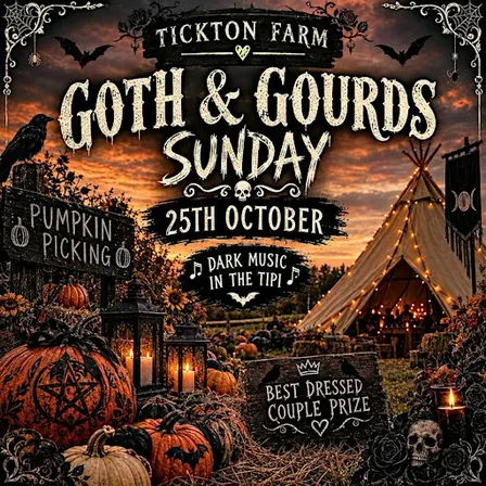 GOTH & GOURDS SUNDAY 25TH OCTOBER 10-3pm