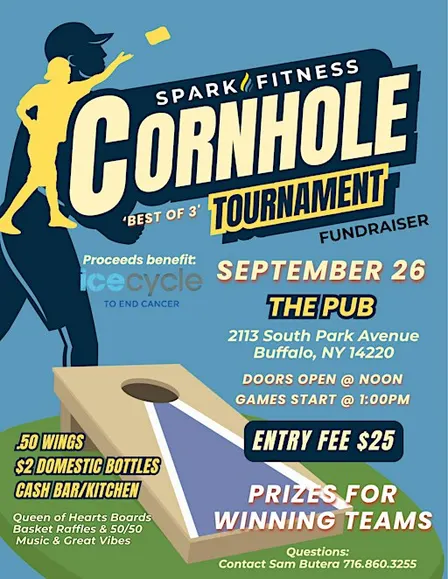 SPARK FITNESS "Best of 3" CORNHOLE TOURNAMENT