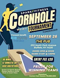 SPARK FITNESS "Best of 3" CORNHOLE TOURNAMENT