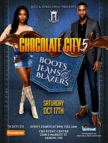 Jazz & Jokes Ohios Chocolate City Boots Jeans & Blazers SexyAfter40 Edition