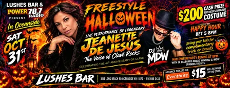 FREESTYLE HALLOWEEN - Jeanette Dejesus “The Voice of Clave Rocks “