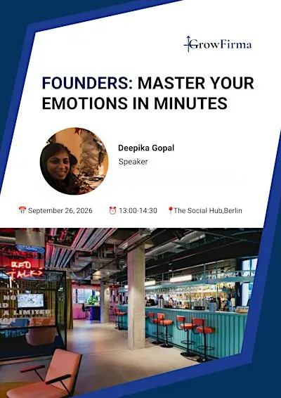 Founders: Master your emotions in minutes