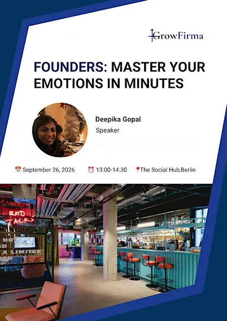 Founders: Master your emotions in minutes