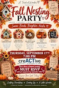 Fall Nesting Event