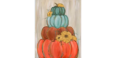 Pile of Fall Pumpkins - Paint and Sip in Houston | Classpop!™