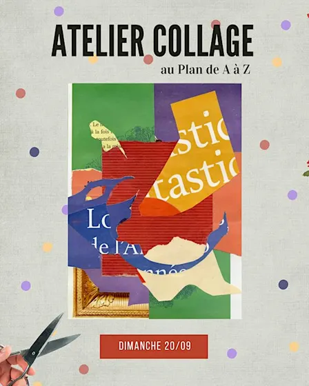 Atelier Collage - Découpe, assemble et crée ton collage abstrait