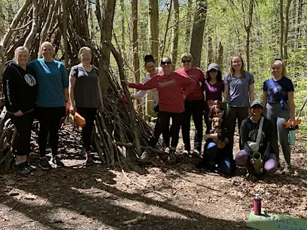 Yoga Hike at Solomon Woods – Milford, CT | WalkAbout Yoga