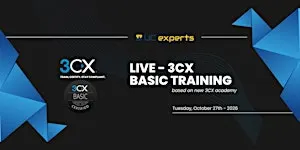 3CX Live Basic Technical Training  - Tuesday October 27th - Mechelen
