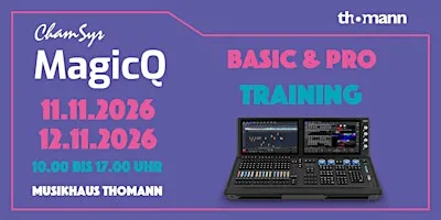 ChamSys MagicQ Basic- & Pro-Training