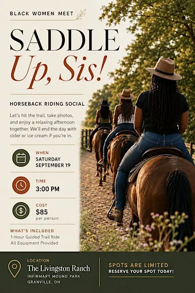 Black Women's Meet Horse Riding Social