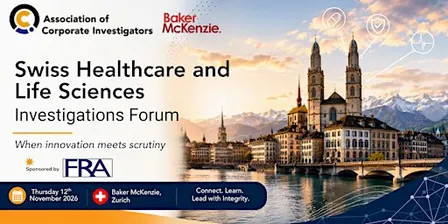 ACi Swiss Healthcare and Life Sciences Investigations Forum
