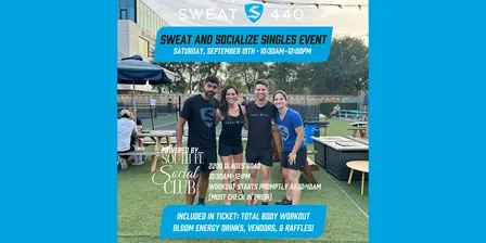 Sweat & Socialize Singles Event