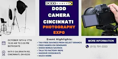 Dodd Camera Savings Expo - Cincinnati 2026