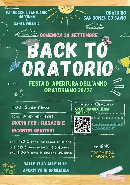 BACK TO ORATORIO 26/27