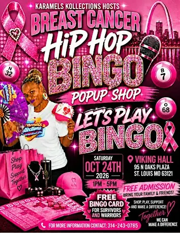 Breast Cancer Hip Hop Bingo
