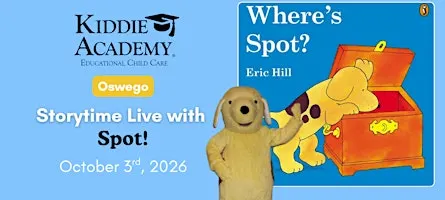 FREE Storytime Live Event with Spot in Oswego!