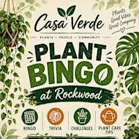 Plant BINGO at ROCKWOOD - Halloween Edition