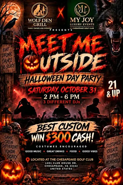 MEET ME OUTSIDE HALLOWEEN DAY PARTY